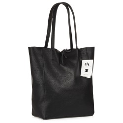 Geanta shopper din piele naturala DiAmanti Luisa Nero